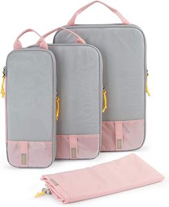 6 bộ/4 Bộ/2 bộ bền thời trang nén đóng gói Cubes du lịch Trọng lượng nhẹ dây kéo tổ chức túi xách cho vali - Product Image 6