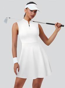 <span class=keywords><strong>Ropa</strong></span> de Golf Personalizada para <span class=keywords><strong>Mujer</strong></span>, 220G, 75% Nailon, 25% Elastano, para Entrenamiento, <span class=keywords><strong>Tenis</strong></span>, Béisbol, Vestido Deportivo Transpirable para <span class=keywords><strong>Mujer</strong></span> - Product Image 2