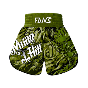 Tùy Chỉnh Đấm Bốc Thân Bán Buôn Muay Thái Ngắn MMA Quần Short Người Đàn Ông Ufc Cho Võ Thuật Đào Tạo Trang Phục - Product Image 5