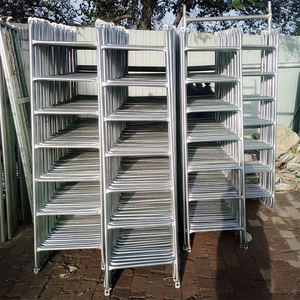 Thiết kế hiện đại hình ống khung thép giàn giáo ngoài trời/nhà bếp/xây dựng xây dựng thang hàn khung giàn giáo an toàn - Product Image 3