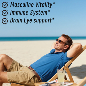 Gomitas Multivitamínicas para Hombre OEM ODM con Vitamina B12, Mezcla de Enzimas Digestivas, Sabor a Limón y Naranja, para el Apoyo Cerebral y Ocular - Product Image 3