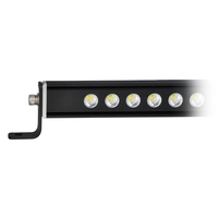 Barre lumineuse LED mince de 40 pouces en aluminium anodisé dur, couleur ambre, pour Defender Wrangler Gladiator 4x4, universelle, adaptable aux véhicules