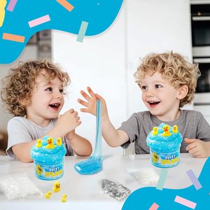 Kit de Slime DIY al por Mayor para Niños, Incluye Cubeta para Mezclar y Accesorios de Pigmentos de Cristal, Material de Arcilla, Regalo Perfecto para Niños - Product Image 3