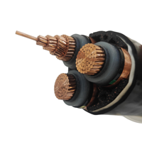 Cable Yaogu 3.6/15kV ZC-YJV 3*400 XLPE con revestimiento de PVC y cobre, clase C, retardante de llama IP30, para cableado de subestaciones y redes eléctricas municipales.