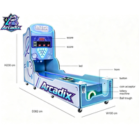 Machine de jeu de bowling d'arcade à monnayeur, simulateur de tir au laser Magic Bowling, usage commercial pour centre de jeux, parc d'attractions, FEC
