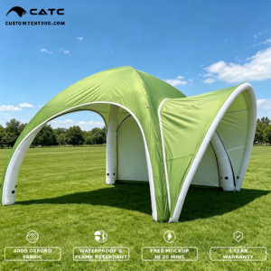 เต็นท์โดมเป่าลมแบบสุญญากาศพร้อมโลโก้สั่งทำ CATC |   เต็นท์ทร<span class=keywords><strong>ง</strong></span>โมดูลาร์ 400D Oxford พร้อมส่วนต่อขยายด้านข้าง |   กันน้ำและทนไฟ - Product Image 1