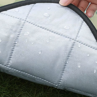 Tapis de pique-nique pliable matelassé à ultrasons OEM/ODM, doux, double couche, confortable, pour la plage, la pelouse, les parcs et les pique-niques en famille