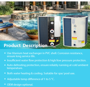 Pompe à chaleur à source d'eau, chauffe-<span class=keywords><strong>piscine</strong></span>/spa à inverter, 13,5 kW, électrique, utilisation extérieure - Product Image 6