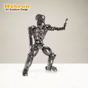 Modelo de Velero Metálico Nórdico, Decoraciones Creativas para Escritorio, Decoración del Hogar, Escultura de Metal de <span class=keywords><strong>Batman</strong></span> - Product Image 1