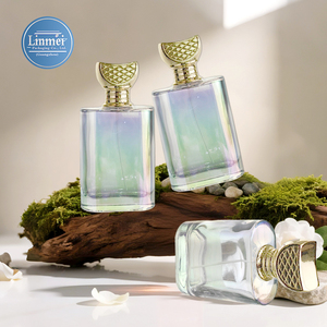 <span class=keywords><strong>100ml</strong></span> sang trọng phẳng hương thơm chai thủy tinh với bơm phun thiết kế mới rỗng Nước hoa <span class=keywords><strong>container</strong></span> chai thủy tinh sang trọng với nắp - Product Image 1