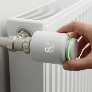 Valve <span class=keywords><strong>thermostatique</strong></span> intelligente pour <span class=keywords><strong>radiateur</strong></span> Tuya WiFi, thermostat programmable pour <span class=keywords><strong>radiateur</strong></span>, affichage LED, compatible avec Alexa Google Home - Product Image 3