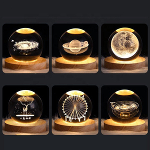 Veilleuse LED Globe de Cristal Écologique à Alimentation USB Faible, Conforme à la Règle de Limite de Puissance pour Dortoir, Idéale pour Bureau d'Étudiant et Éclairage Décoratif Personnel - Product Image 4