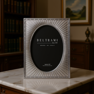 Marco de Fotos Beltrami con Estructura de Madera Plateada, Artesanía Italiana, Hecho en Italia - Product Image 3