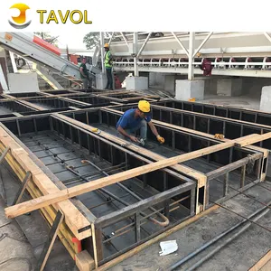 Chinese Tower Crane Manufacturer Tavol Construction Tower Crane With Jib Length Of 50 Meters 6 Tons Qtz63