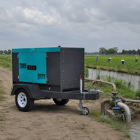 Générateur diesel super silencieux triphasé 30 kVA 50 kVA 80 kVA avec alternateur sans balais, homologué CE/ISO9001, usage industriel