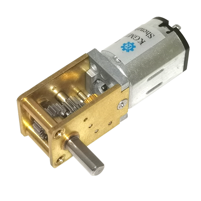 High Quality Small Size 12mm N10 N20 N30 Brush DC 3v 3.7v 6v 12v 24v Worm Drive Gear Reduction Motor with Encoder