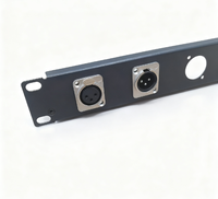 Panneau de brassage audio professionnel 19'' 1U 12 ports XLR - Connecteur XLR 3 broches 12 voies pour rack audio