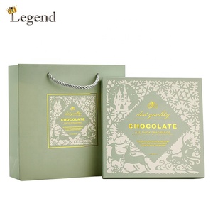Luxury Custom Logo Gold Foil Square Shape 6pcs 9pcs 12 Pcs 16pcs <strong>Chocolates</strong> Candy Packaging <strong>Fancy</strong> Paper Box for <strong>Chocolate</strong> - Product Image 4