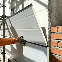 Panneau sandwich de toiture métallique isolé en polyuréthane PU, tôle d'aluminium pour toiture, isolation thermique ignifuge pour bâtiment industriel