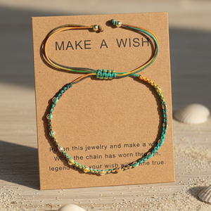 Pulsera <span class=keywords><strong>de</strong></span> la Suerte Go2boho, Chapada en Oro, Accesorios <span class=keywords><strong>de</strong></span> Joyería para Mujeres, Hombres <span class=keywords><strong>y</strong></span> Parejas, Regalos <span class=keywords><strong>de</strong></span> <span class=keywords><strong>Amistad</strong></span>, Verano, Playa, Surfista - Product Image 5