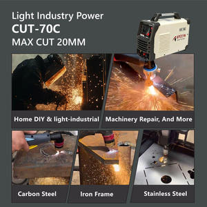 70A Manual Control IGBT Air Pilot <b>Welding</b> Plasma Cutter Machine Carbon Steel Stainless Aluminum Non-contact CUT-70C Professional - Product Image 3
