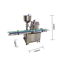 Machine de remplissage automatique à pompe lobulée pour liquides visqueux, confitures, cosmétiques, crèmes corporelles et pâtes en pots et bouteilles, avec servomoteur