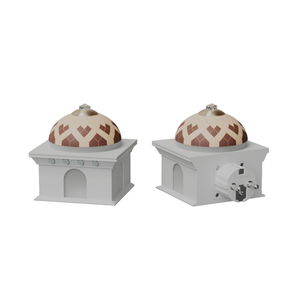 Luz Nocturna LED con Altavoz y Reproductor de Corán, Diseño de Domo de Mezquita Islámica, Recitación de Murottal Ruqyah Zikir, Regalo Musulmán para Ramadán y Eid - Product Image 1