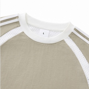 T-shirt Personalizzata Oversize in Cotone 100% Tessuto, Manica Corta, Bianco e Nero, Estiva, Sportiva, Traspirante, ad Asciugatura Rapida, di Alta Qualità - Product Image 4