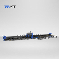 Machine de découpe laser à fibre CNC 6000W 12kW à trois chucks pour profilés en H, tubes et profilés métalliques 3D, 5 axes, écologique