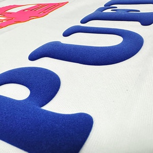 Nuevas Transferencias de Calor de Plastisol por Serigrafía con Impresión 3D Puff Personalizada de Gran Venta para Camisetas - Product Image 5