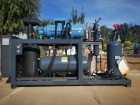 Precio barato Unidad de condensación 100hp Compresor de tornillo de refrigeración por aire Unidad de condensación refrigerada por aire para cámara frigorífica