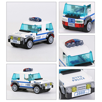 2870-2891 Ensemble de blocs de construction éducatifs MOC personnalisés créatifs, modèles de voitures (Supercar, Voiture de sport, Chariot élévateur, Camion, Bus)