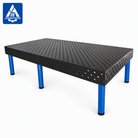 Table de soudage industrielle robuste en acier de qualité supérieure, grande taille 3000x1500mm, zone de travail étendue, structure robuste et durable