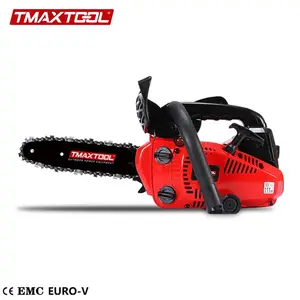 Hot selling red color 25 cc petrol gasoline mini chain saw