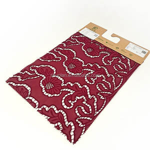 Tissu en maille brodé PU pour robes de mariée, robes de soirée, sacs de performance, <span class=keywords><strong>textiles</strong></span> de maison - Product Image 2