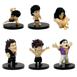 Nouveau modèle de figurines de dessin animé, jouets, poupées d'anime, ornements, ensemble de figurines d'action Hanma Baki - Product Image 2