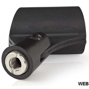 Universal <b>Microphone</b> <b>Stand</b> 5/8 Inch And 3/8 Inch Screw Black Mount For Studio Use - Product Image 2