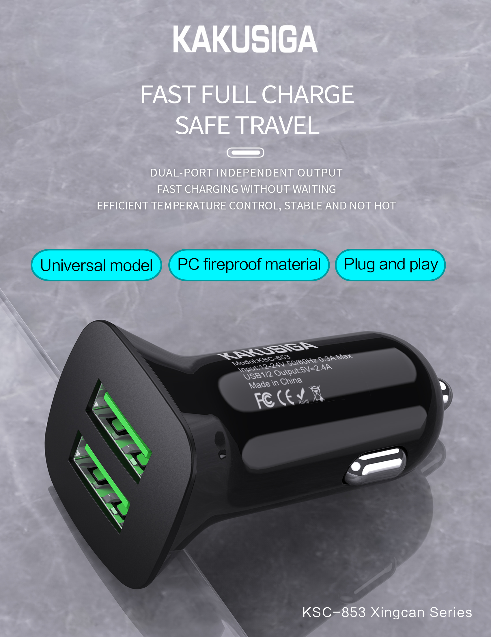 Lindy 160W 6-poorts USB-laadstation Voor het gelijktijdig opladen van maximaal 6 smartphones, tablets