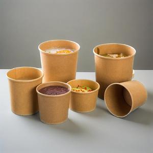 Vente en gros de gobelets jetables avec logo personnalisé 22oz 600ml en PP seau à soupe gobelets en papier à emporter à simple paroi nouvel emballage - Product Image 6