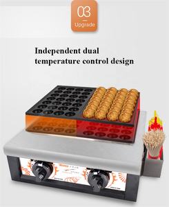Offre Spéciale Takoyaki commercial faisant la Machine de poêle chauffage électrique ou au gaz boules de poulpe fabricant <span class=keywords><strong>boulanger</strong></span> ménage commercial - Product Image 5