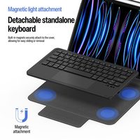 DUX DUCIS Bluetooth Klavye Kılıfı iPad Air 11 13 2026 Dokunmatik Klavye Koruyucu Kılıf iPad Pro 11 13 2026 iPad 10 için