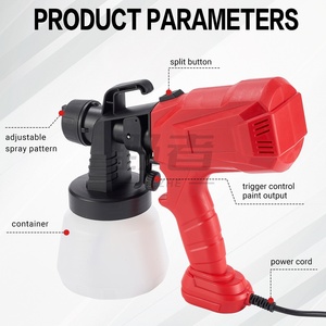 <span class=keywords><strong>Pistolet</strong></span> pulvérisateur électrique HVLP filaire de <span class=keywords><strong>haute</strong></span> qualité 400W 1000ml avec buse en cuivre – Le meilleur de Chine pour le bricolage - Product Image 5