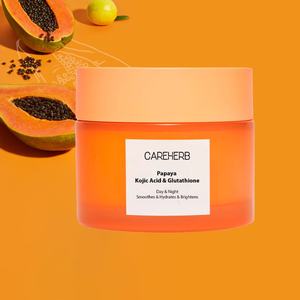 Organic Day and Night Deep Hydrating Moisturizing Dark Spots Acne Papaya Kojic Acid Glutathione <b>Face</b> Cream - Product Image 1