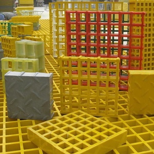 ตะแกรงไฟเบอร์กลาส FRP น้ำหนักเบา ทนไฟ ผลิตจากวัสดุ GRP - Product Image 4