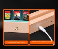 Cassette légère et magnétique pour étui à cartes TF pour accessoires de jeu Switch Lite Sac de rangement protecteur