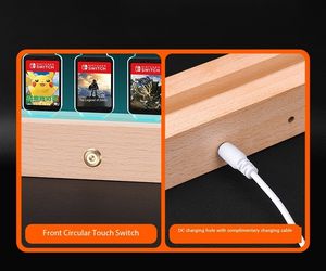 Cassette légère et magnétique pour étui à cartes TF pour accessoires de jeu Switch Lite Sac de rangement protecteur - Product Image 5