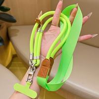 Cordon universel réglable pour téléphone, bandoulière, sangle de cou, longue corde de suspension avec clip, anti-perte, durable et robuste