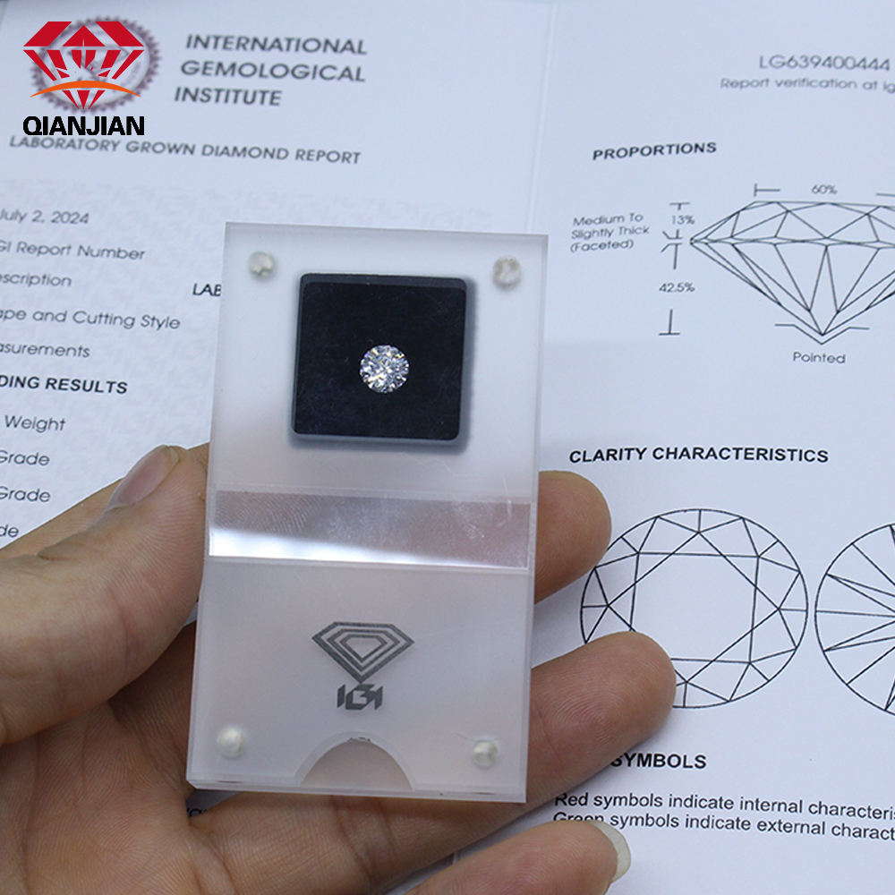 Wholesale IGI Certified Lab Grown Diamonds EF Color VS Quality