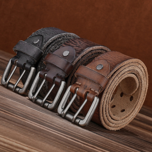 เข็มขัดหนังวัวแท้คุณภาพสูง สไตล์วินเทจ สำหรับผู้ชาย ผู้หญิง และยูนิเซ็กส์ ดีไซน์หรูหรา สามารถปรับแต่งได้ สไตล์คาวบอยตะวันตก - Product Image 2