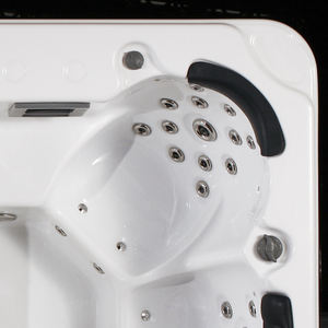 Bañera acrílica de lujo para Europa, <span class=keywords><strong>Spa</strong></span>, bañera de hidromasaje, chorros de Control puro, masaje al aire libre, Hotel moderno duradero para 4 personas - Product Image 5